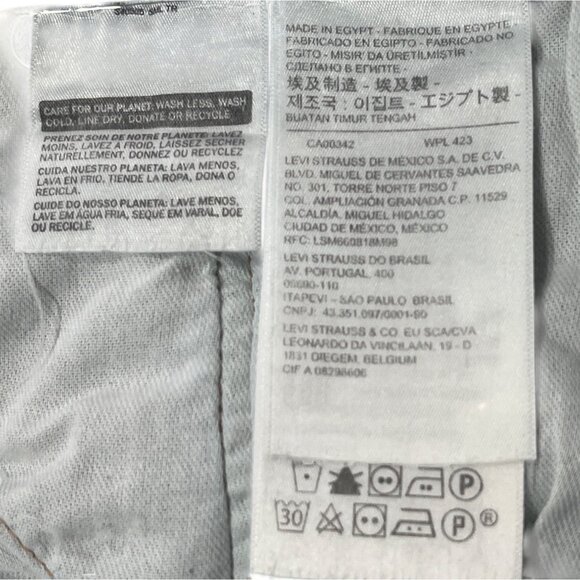 Levis 511 Mens Slim Fit Jeans W34 L30 Stretch Denim Blue 36j - Picture 5 of 8